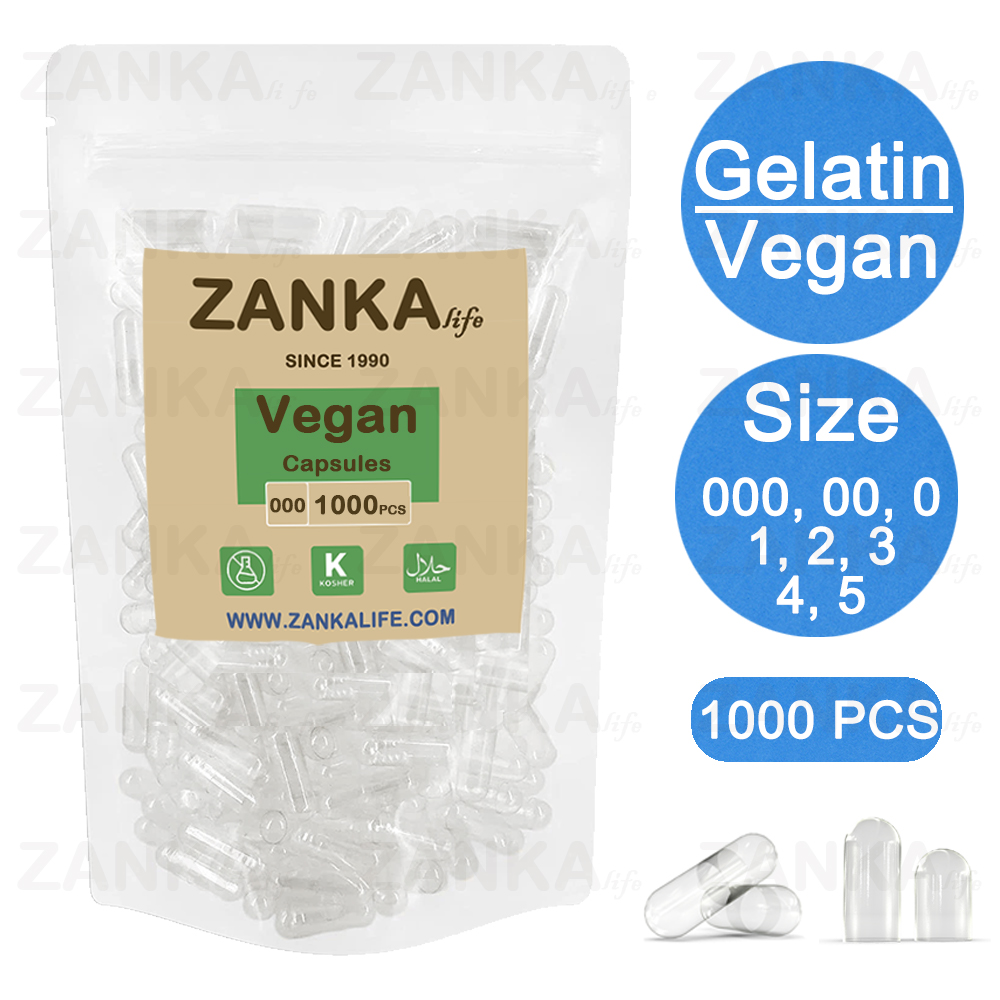 Food Storage Drums - 1000 peças tamanho 000 00 0