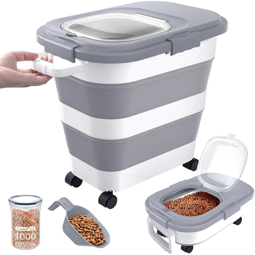 Food Storage With Scoop - Container de Armazenamento de Ração para
