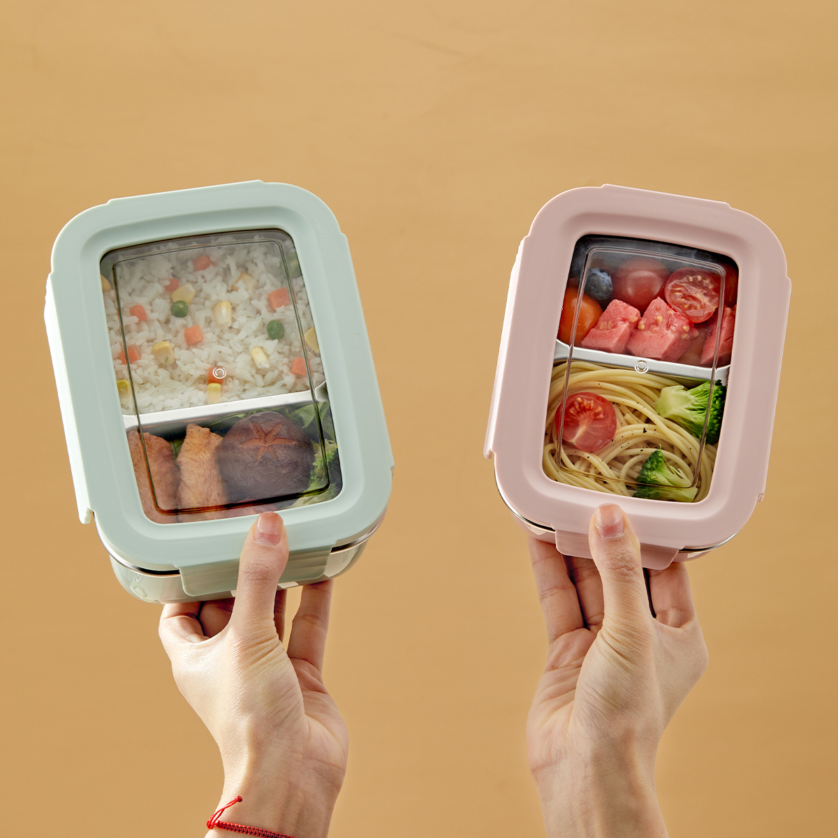 Food Storage Hot - Microondas 304 compartimento de aço inoxidável