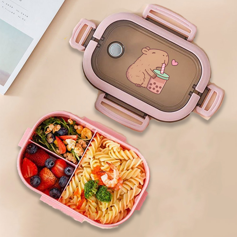 Food Storage Usa - Capivara bento lancheira anime animais impressão