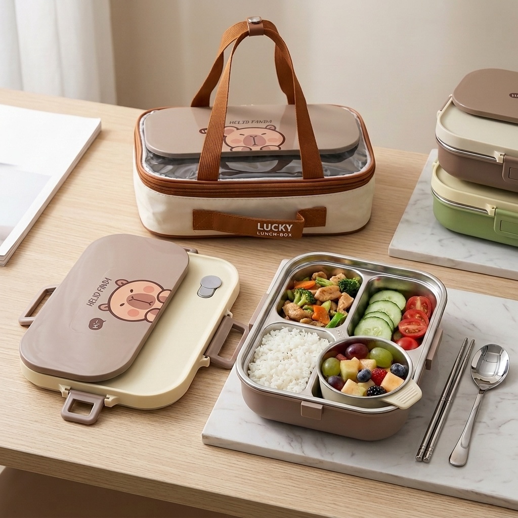 Food Storage 30 Years - Conjunto de Marmitas de Aço Inoxidável