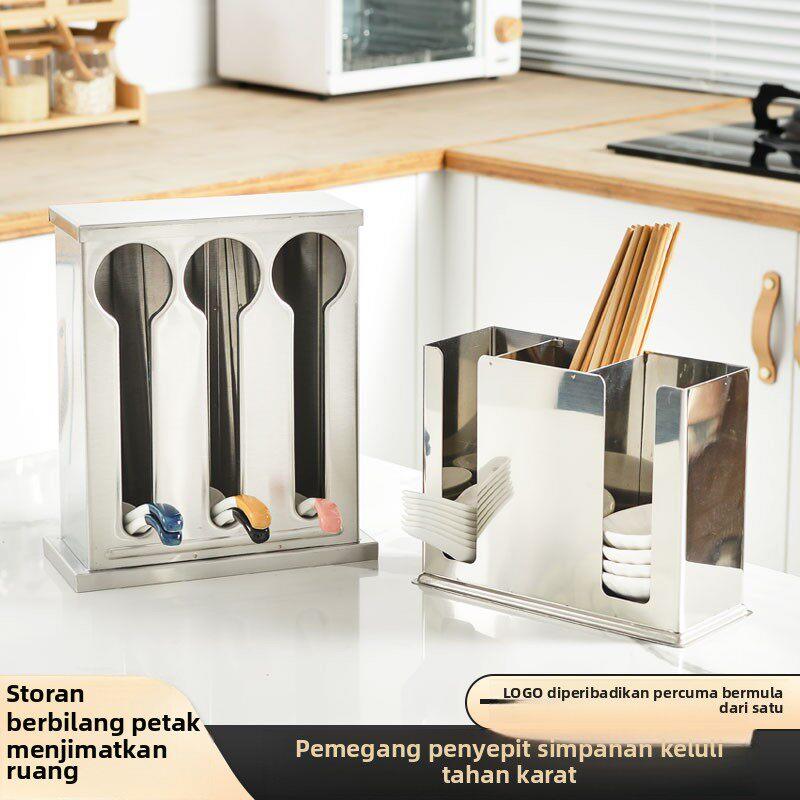 Food Storage Rack - Caixa de Armazenamento para Talheres em