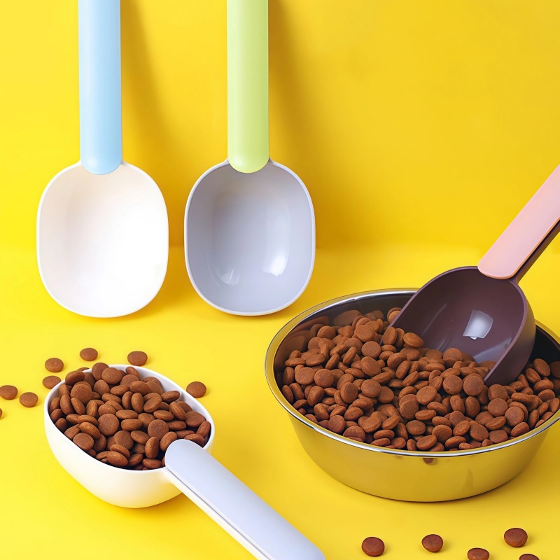 Food Storage With Scoop - Colher Medidora Multifuncional para Ração de