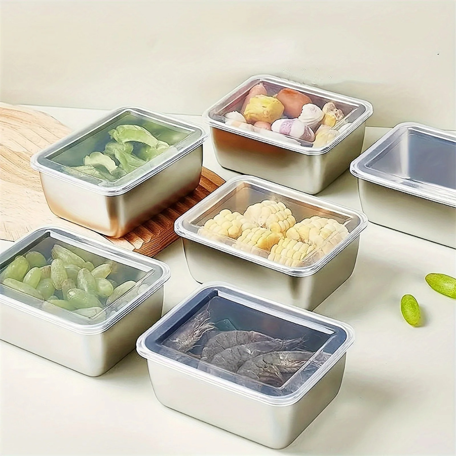 Food Storage With Colander - 1/3/5 pces caixa de armazenamento de