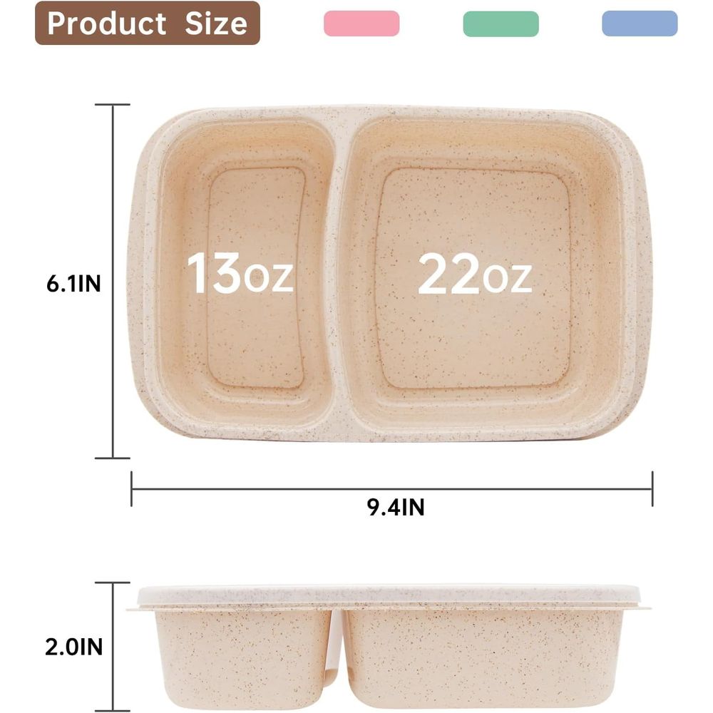 Conjunto de 4 Caixas de Almoço - Storage Food Prep avaliação e preço