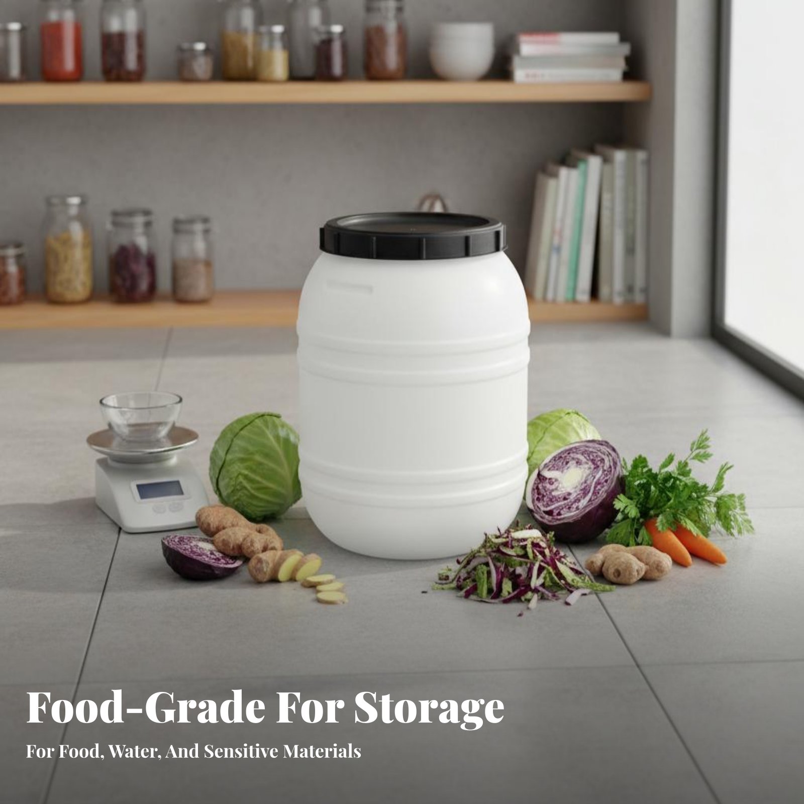 Tambor de Plástico Grau Alimen - Food Storage Drums avaliação e preço