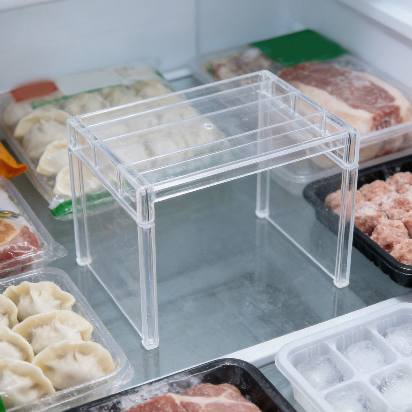 2 Peças Prateleira Organizador - Food Storage Usa avaliação e preço
