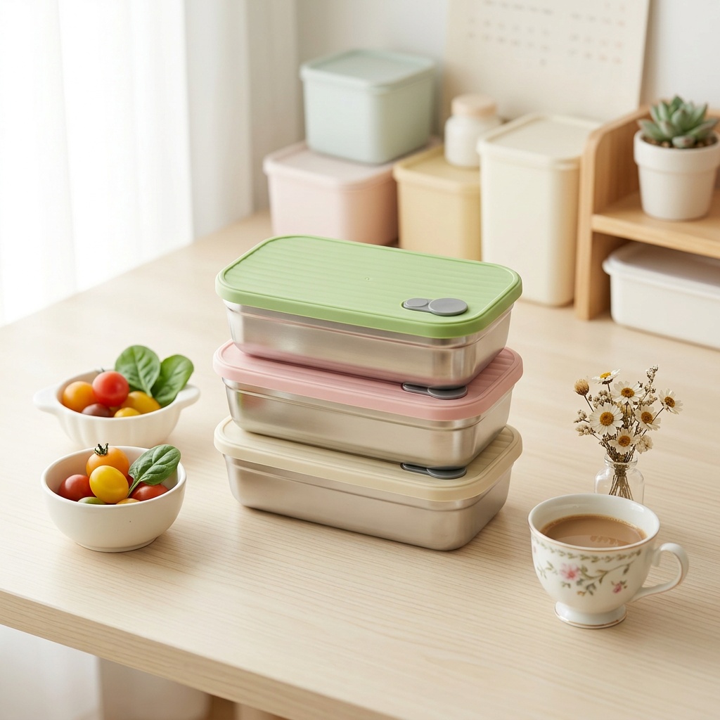 Caixa Bento de Aço Inoxidável, - Food Storage 30 Years avaliação e preço