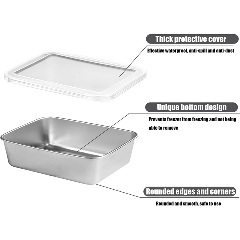 Recipientes de Aço Inoxidável  - Food Storage Usa avaliação e preço