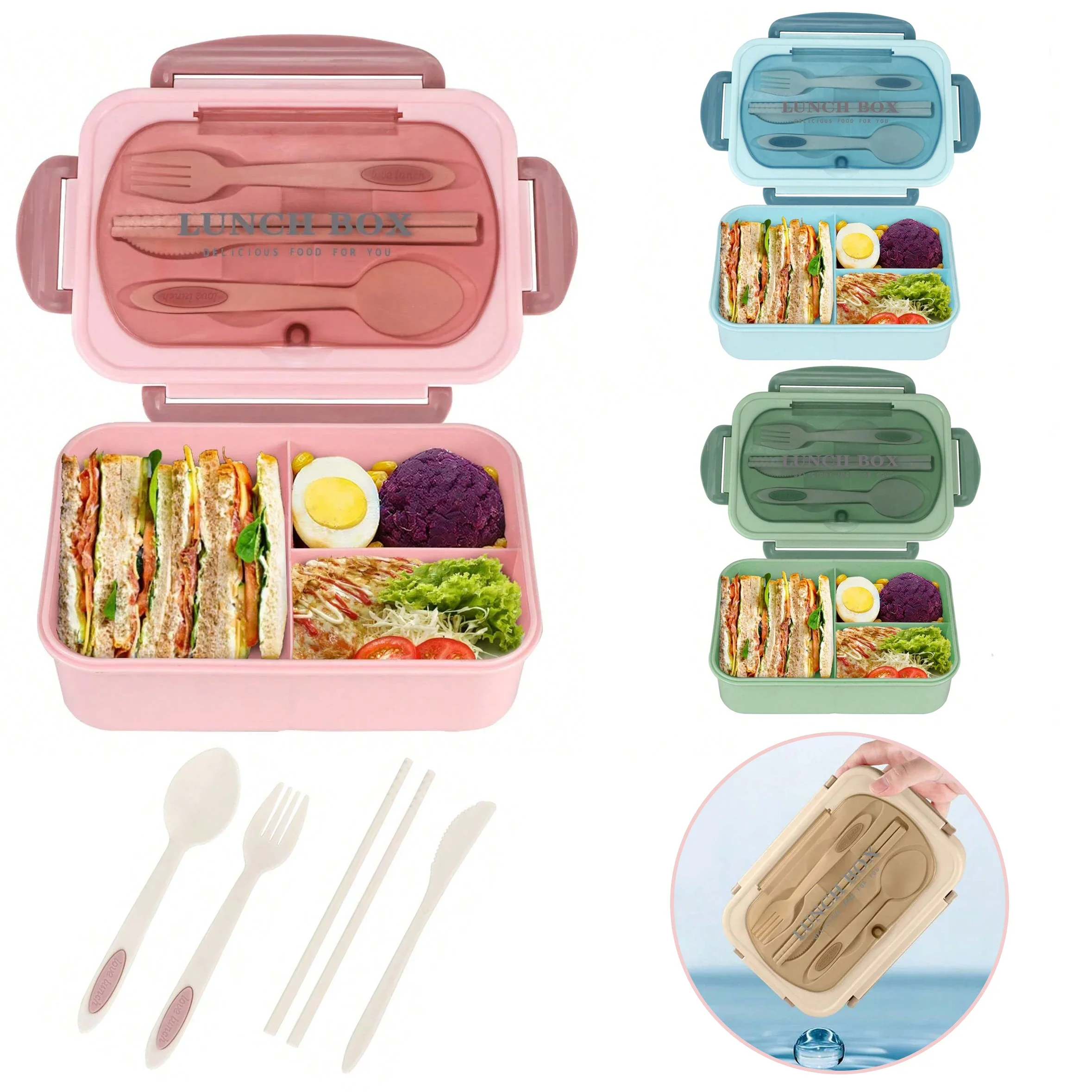 Marmita adulta com 3 compartim - Food Storage 30 Years avaliação e preço