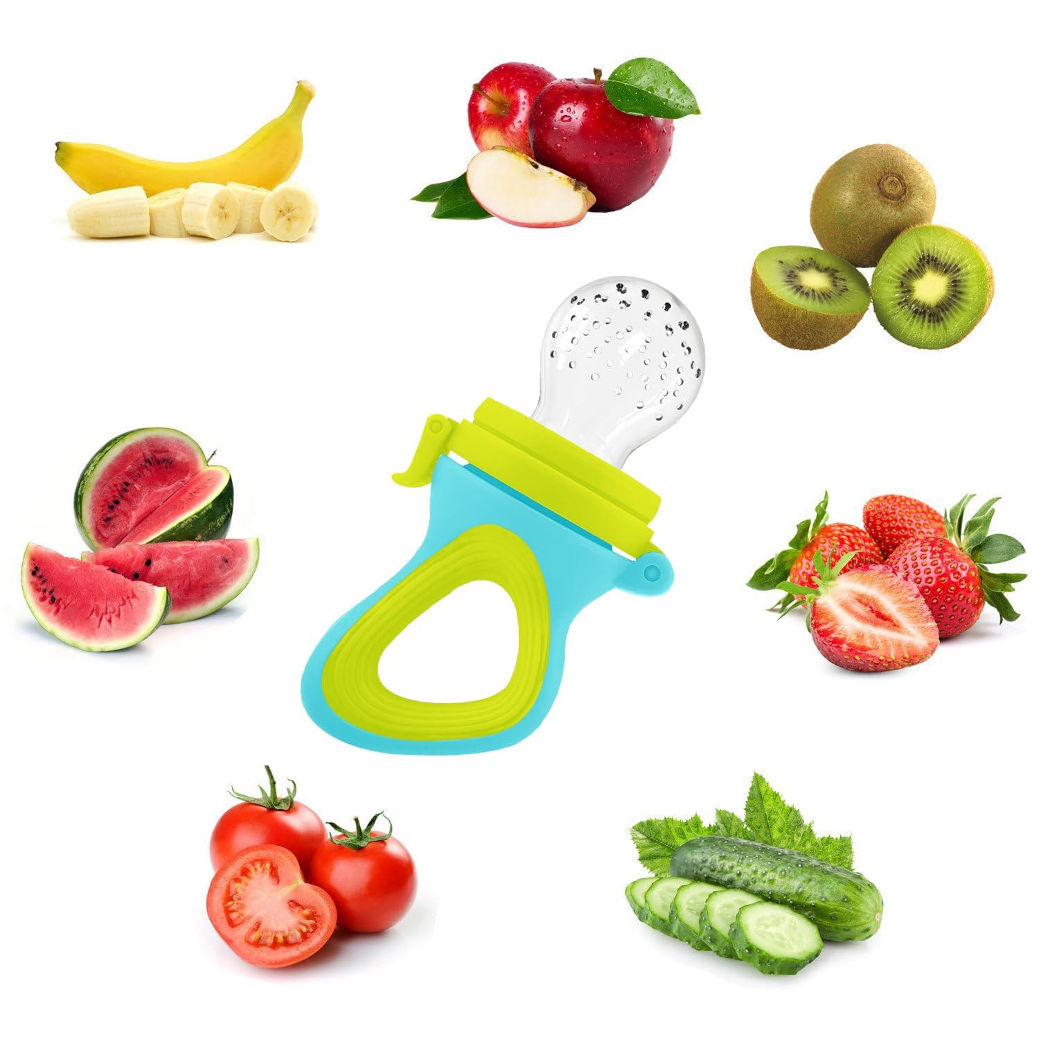 Recém-nascido Silicone Squeezi - Food Storage Drums avaliação e preço