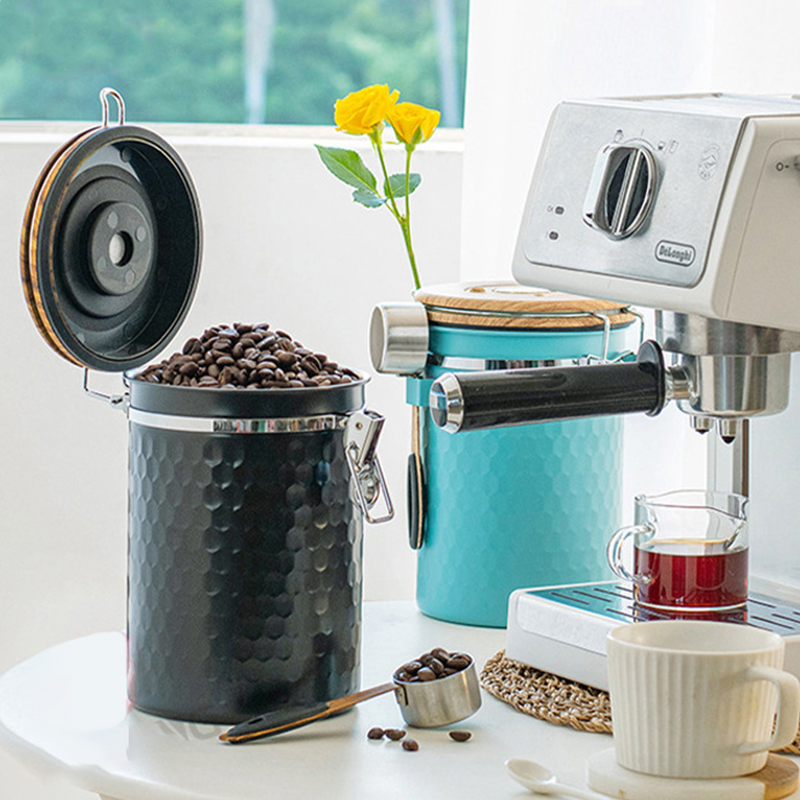 Recipientes de café de aço ino - Food Storage With Scoop avaliação e preço