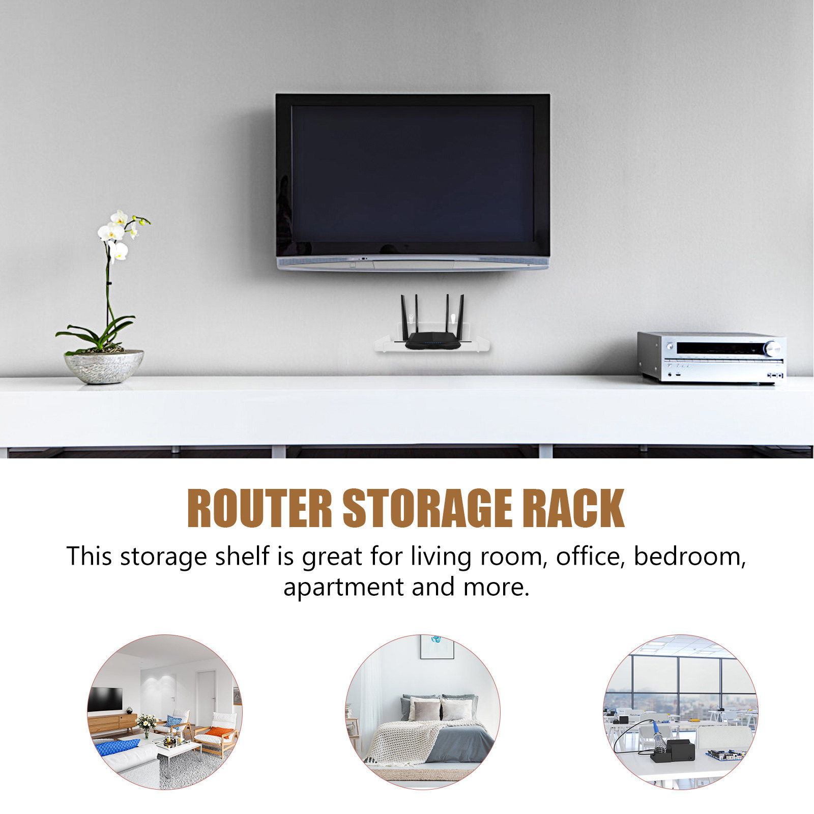 Suporte de Parede para Roteado - Food Storage Rack avaliação e preço