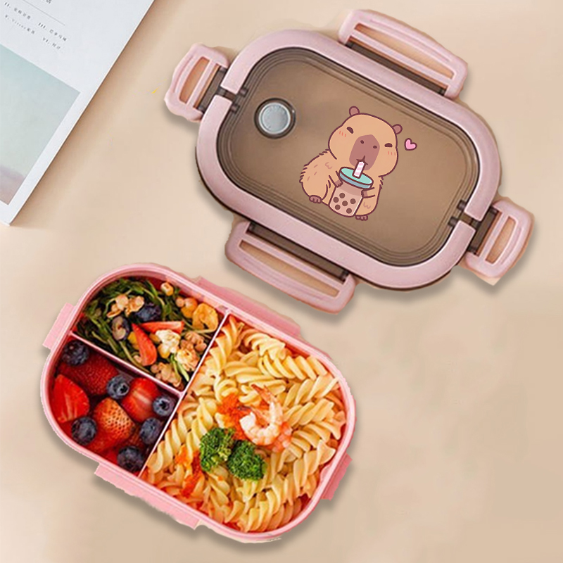 Capivara bento lancheira anime - Food Storage Usa avaliação e preço