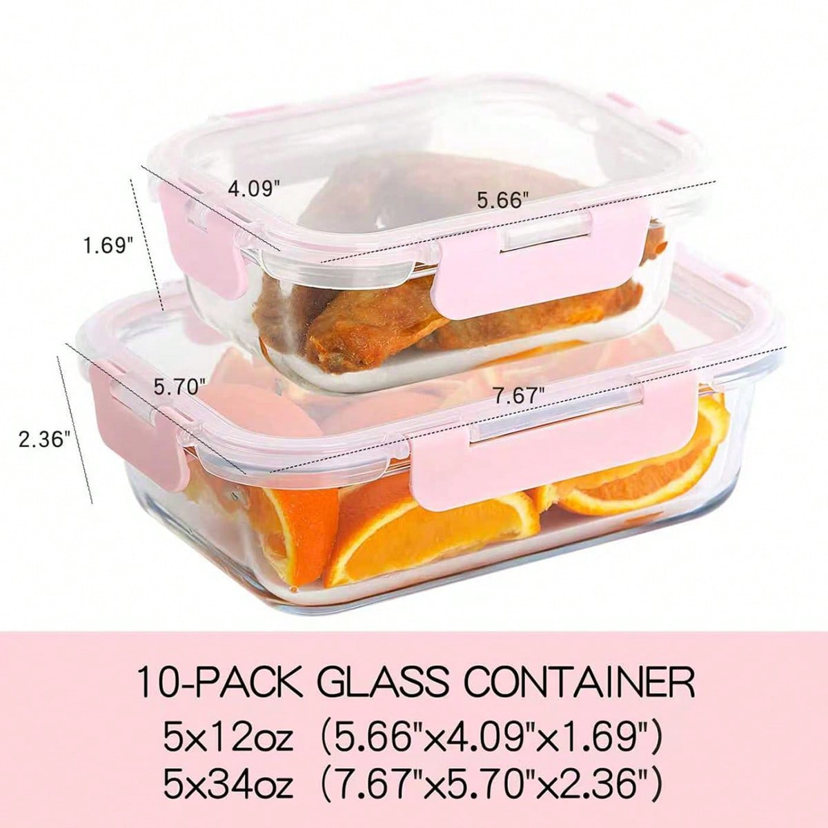 Conjunto de 10 Recipientes de  - Food Storage With Colander avaliação e preço