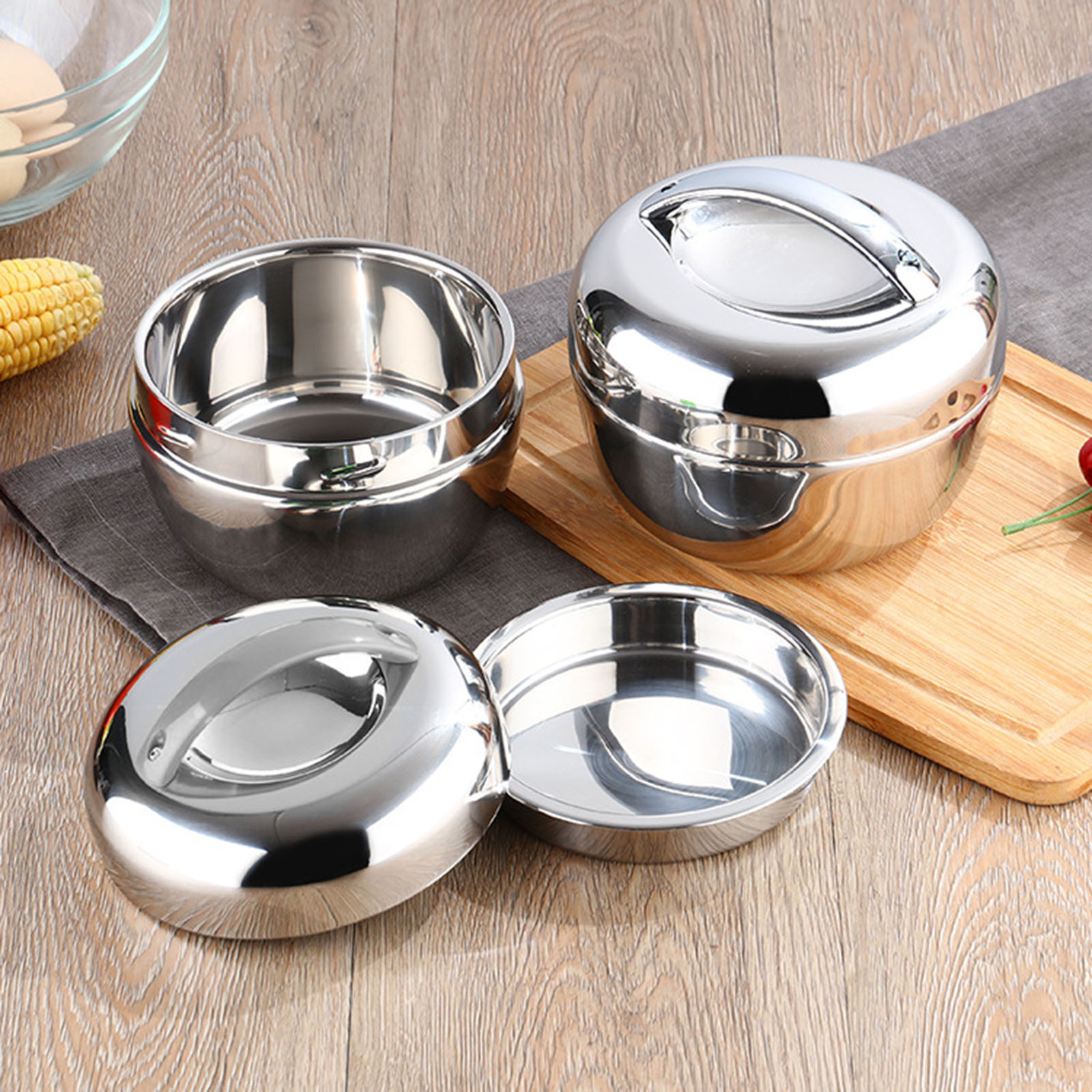 Garrafa térmica isolada de aço - Food Storage Hot avaliação e preço