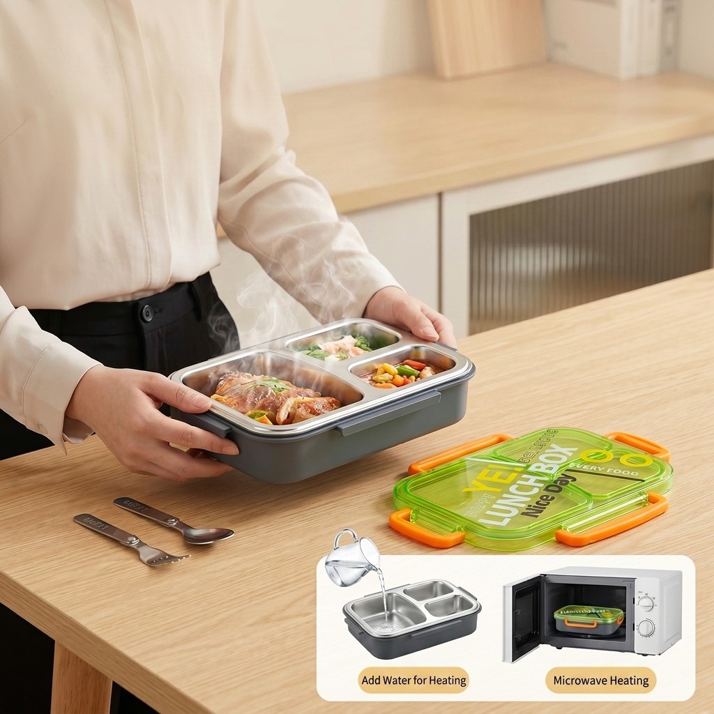 Marmita de Aço Inoxidável 304  - Food Storage With Scoop avaliação e preço