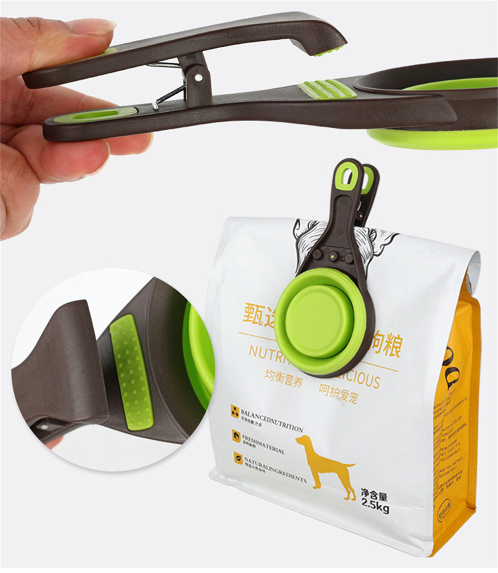 Copo Medidor Portátil Dobrável - Food Storage With Scoop avaliação e preço